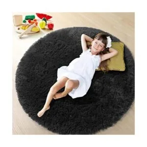 Alfombra suave y esponjosa para decoración de dormitorio