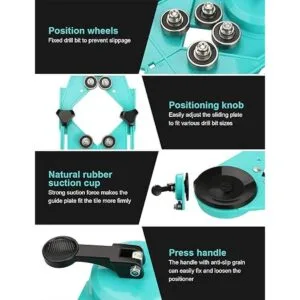 Juego de sierra de agujero 15 brocas de diamante kit de