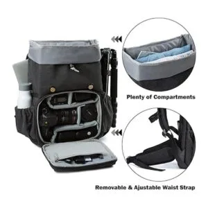 BAGSMART Mochila de cámara para fotógrafos mochila_2