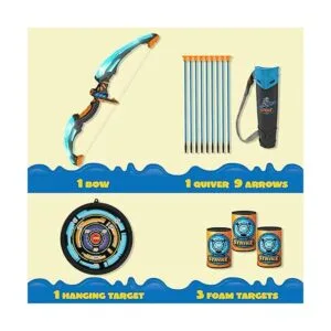 Set de juguete JOYIN de arco y flechas para niños set de_3