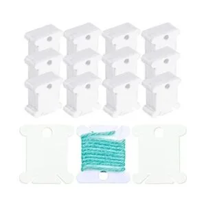 Bobinas de plástico para hilo de bordado 360 piezas de