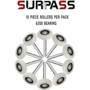 Surpass Rodillo de puerta de cochebisagrasoporte