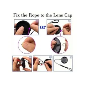 Tapa de lente de 2.441 in con Keeper para Nikon Z50_2