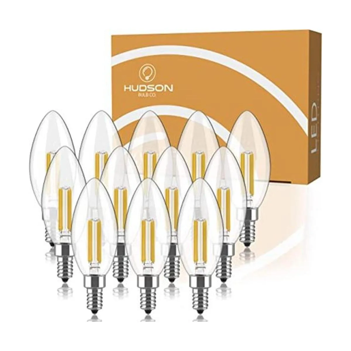 Juego de bombillas LED E12 regulables equivalente a 4 W_1