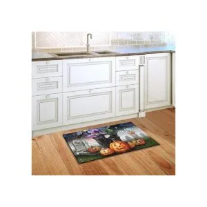 Felpudo de Halloween con diseño de gato oLanterns gatos_3