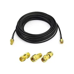 Superbat RF coaxial SMA macho a SMA hembra Bulkhead RG174_1