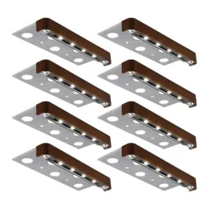 LEONLITE 8Pack 7 Inch LED Hardscape Lighting Retaining_1