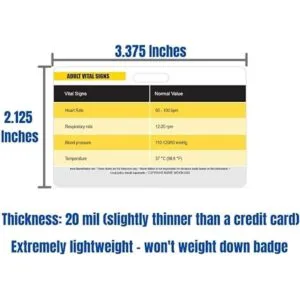 Juego de tarjetas de referencia horizontal de 7 insignias_4