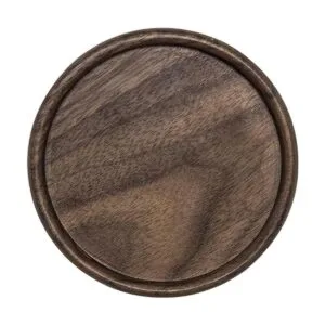 GOH DODD Posavasos de madera con soporte de metal juego_2