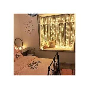 Cadena de luces LED 300 luces LED 8 modos de control de_2