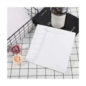 EUSOAR Kraft Bags with Handles 10x10x10 inches Pack of 20