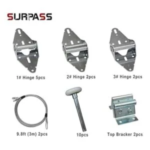Surpass Rodillo de puerta de cochebisagrasoporte