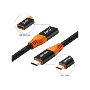 Cable de extensión USBC de 30.5 ft 2 paquetes IXEVER_2