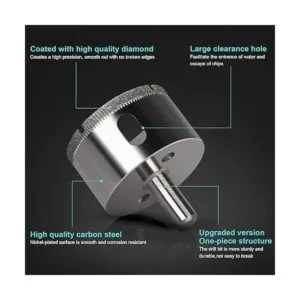 Juego de sierra de agujero 15 brocas de diamante kit de