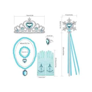 Elsa Accesorios de vestir de princesa juego de joyas_3