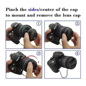 Tapa de lente de 1.811 in con soporte para lente Nikon_2