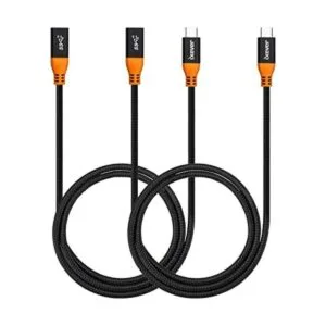 Cable de extensión USBC de 30.5 ft 2 paquetes IXEVER_1