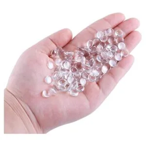 HAUTOCO 200 cabujones de cristal de 0.315 in redondos