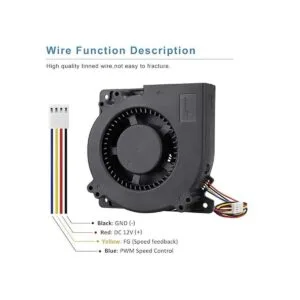 GDSTIME Ventilador de refrigeración PWM de 4.724 in 4_4