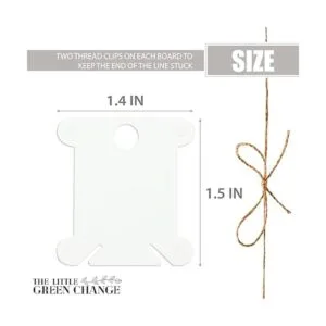 Bobinas de plástico para hilo de bordado 360 piezas de