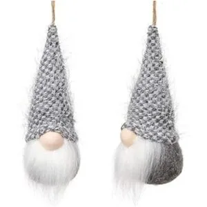 Juego de 10 gnomos colgantes para árbol de Navidad gnomos_3