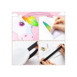 JOYIN 24 piezas Pin The Unicorn Horn and Make a Face_3