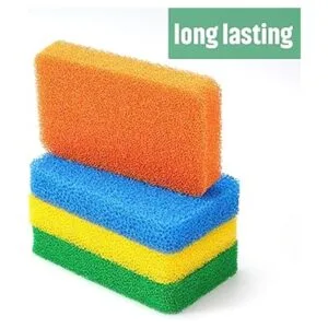 10 piezas de esponja de silicona para fregadero esponja