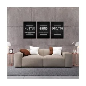 KAWAHONE Inspirational Canvas Painting Wall Art Grind_4