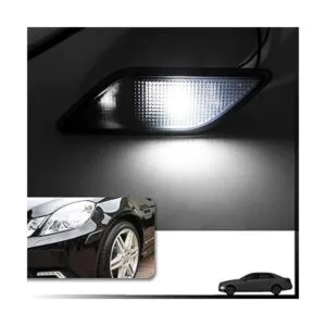 Lente ahumada parachoques delantero luces de marcador_2