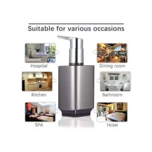 Boperzi Paquete de 2 dispensadores de jabón líquido