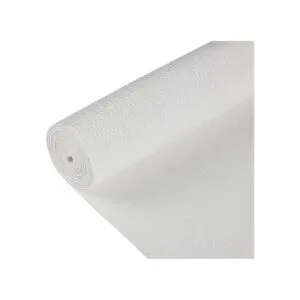 Picheng Hojas de cuero sintético blanco de color liso de