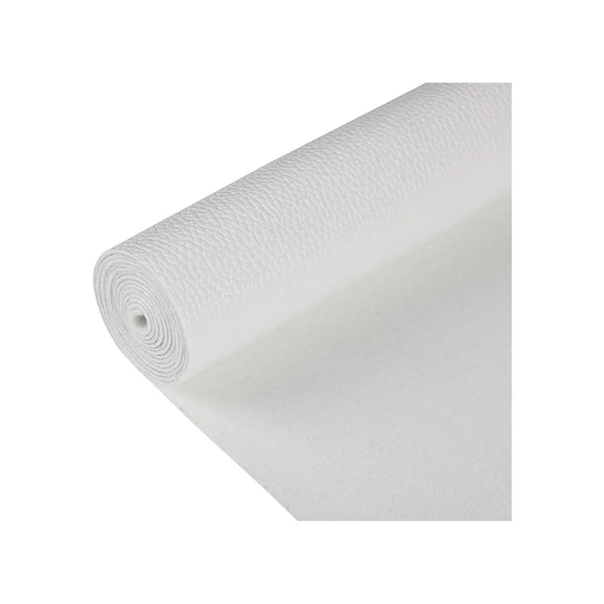 Picheng Hojas de cuero sintético blanco de color liso de