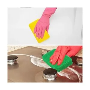 10 piezas de esponja de silicona para fregadero esponja