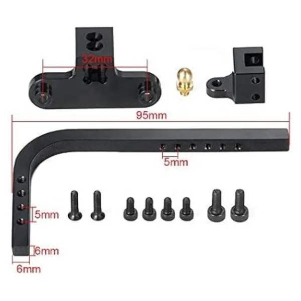 QueT 10 piezas de enganche de remolque ajustable de_2