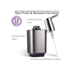 Boperzi Paquete de 2 dispensadores de jabón líquido