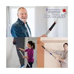 FLY HAWK Rodillo de pintura kit de cepillo de 4 pies kit_6