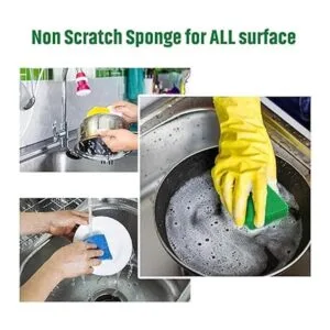 10 piezas de esponja de silicona para fregadero esponja