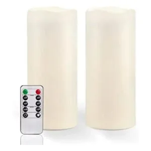 Amagic Velas impermeables para exteriores de 10 x 4_1