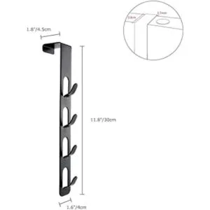 Colgador de metal para sombreros de 4 capas gancho