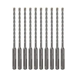 Sabre Tools Paquete de 10 brocas de martillo giratorio SDS