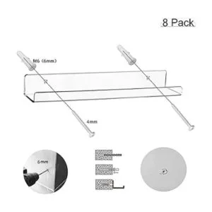 Cerpourt Paquete de 8 estantes de exhibición de discos de_4