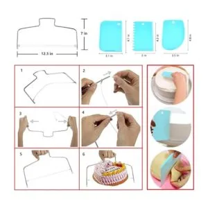 ANSLYQA Kit de decoración de pasteles de 93 piezas con