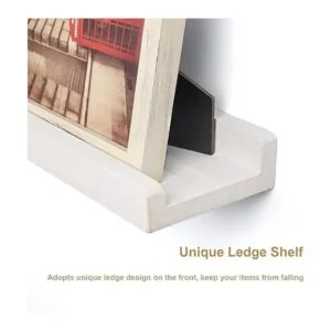 Emfogo Estantería flotante de madera rústica juego de 3_3