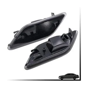 Lente ahumada parachoques delantero luces de marcador_5