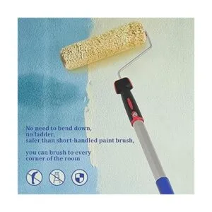 FLY HAWK Rodillo de pintura kit de cepillo de 4 pies kit_5