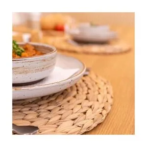 Paquete de 6 manteles individuales redondos tejidos_3