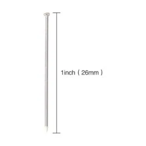 3500pcs Acero Inoxidable Cabeza Pines Finos Satén Pin