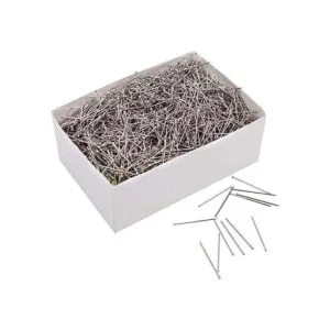 3500pcs Acero Inoxidable Cabeza Pines Finos Satén Pin
