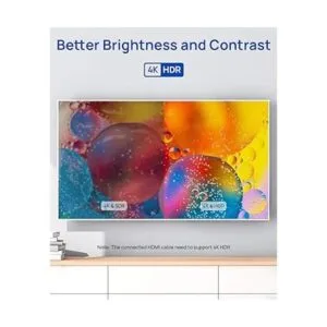 Cable de extensión HDMI de 3.3 pies JSAUX 4K 60 Hz cable_4