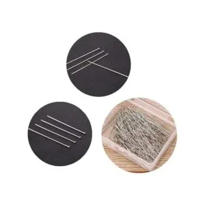 3500pcs Acero Inoxidable Cabeza Pines Finos Satén Pin
